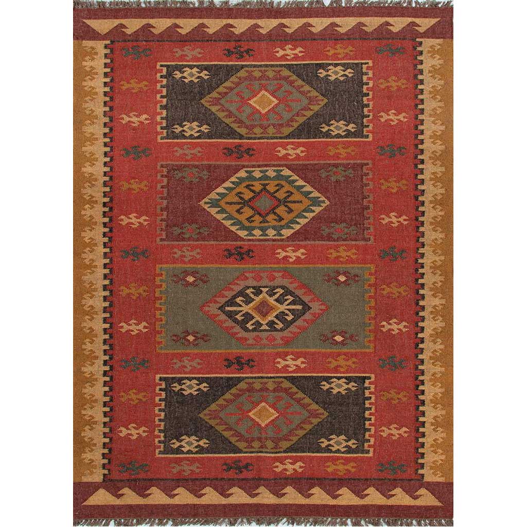 Bedouin Amman Red Area Rug