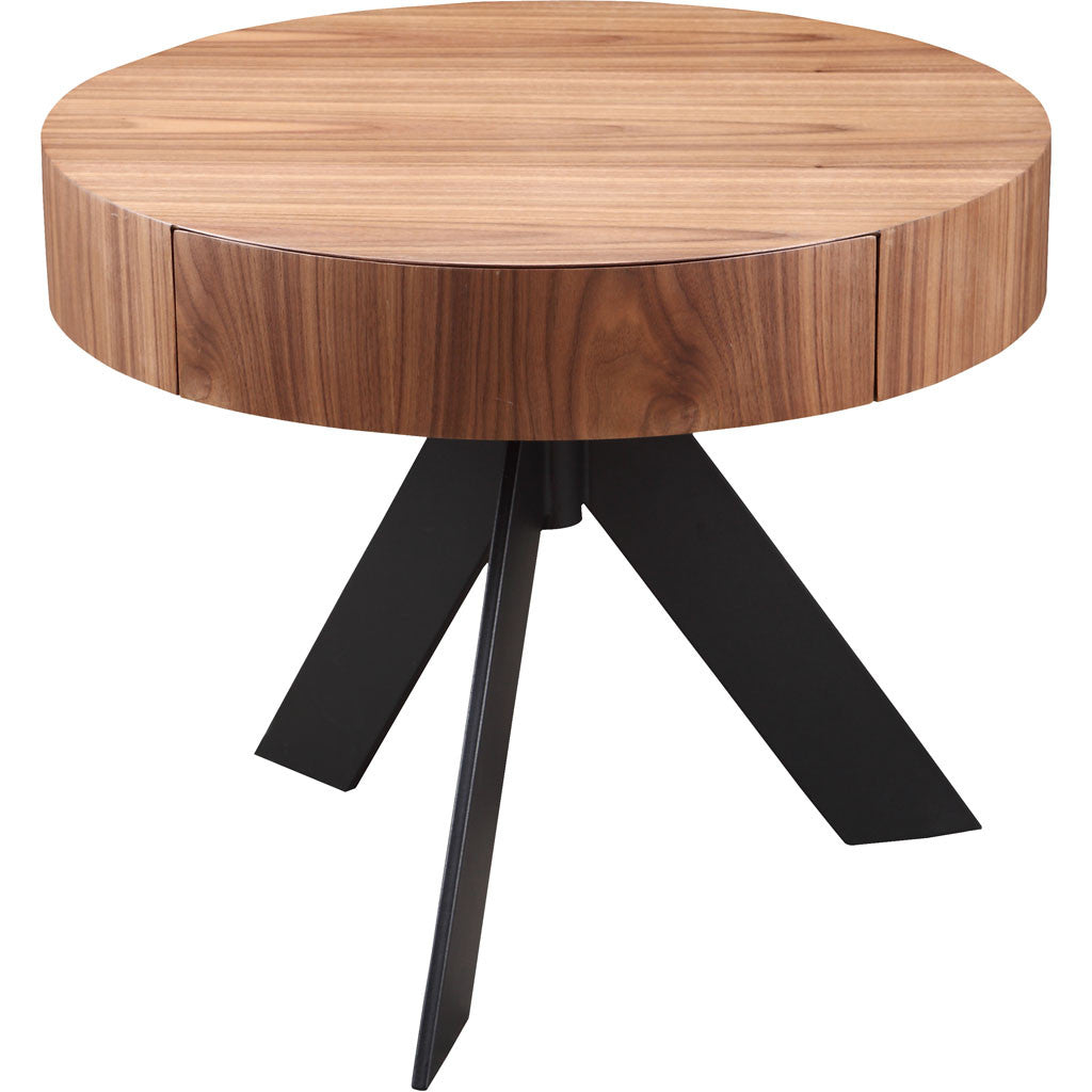 Parth Side Table Walnut