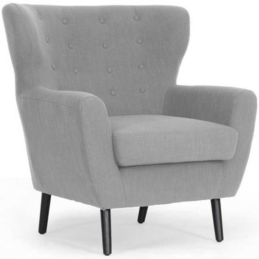 Lord Club Chair Light Gray