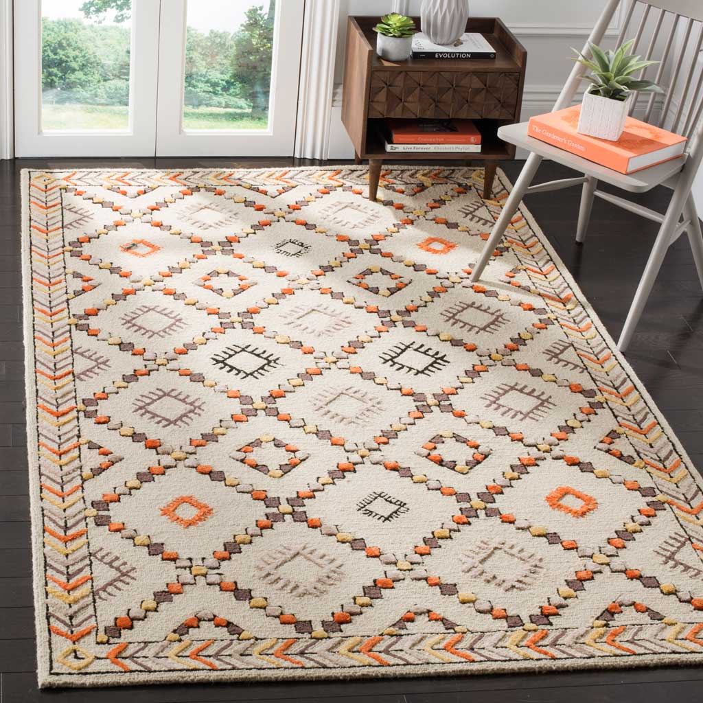 Bellagio Ivory/Multi Area Rug - Froy.com