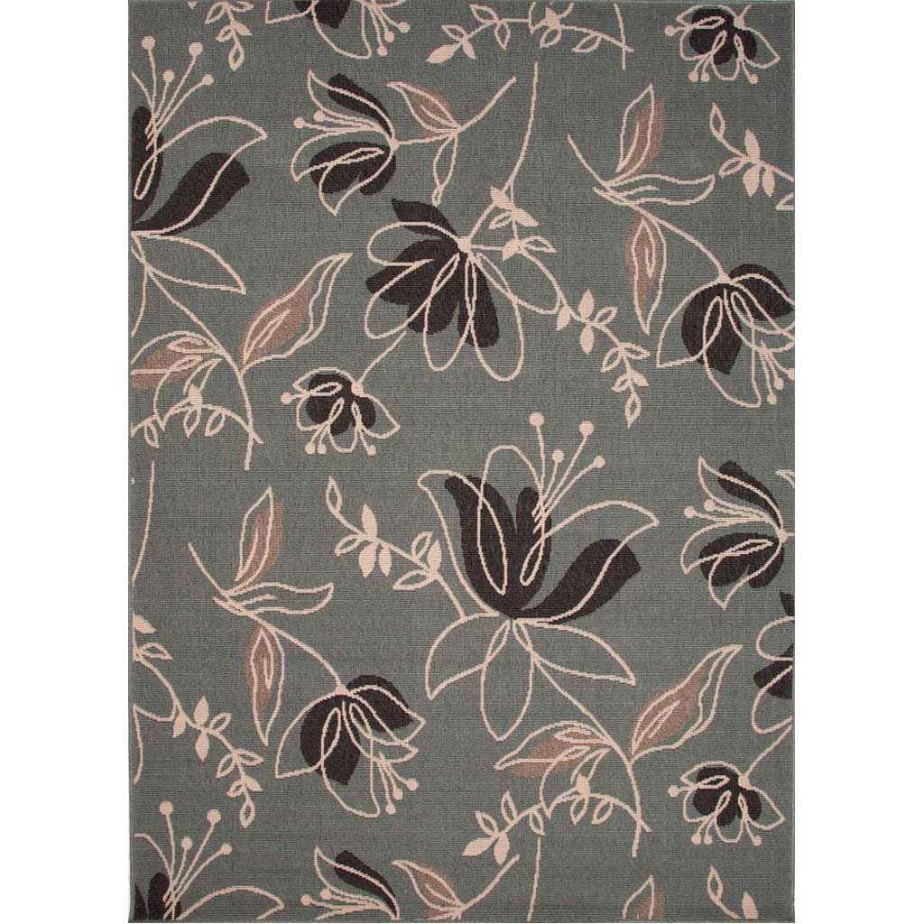 Bloom Spring Blue Surf/Birch Area Rug