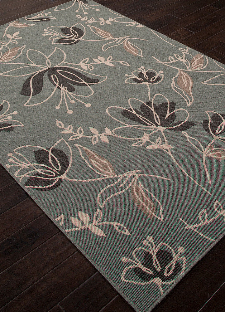 Bloom Spring Blue Surf/Birch Area Rug