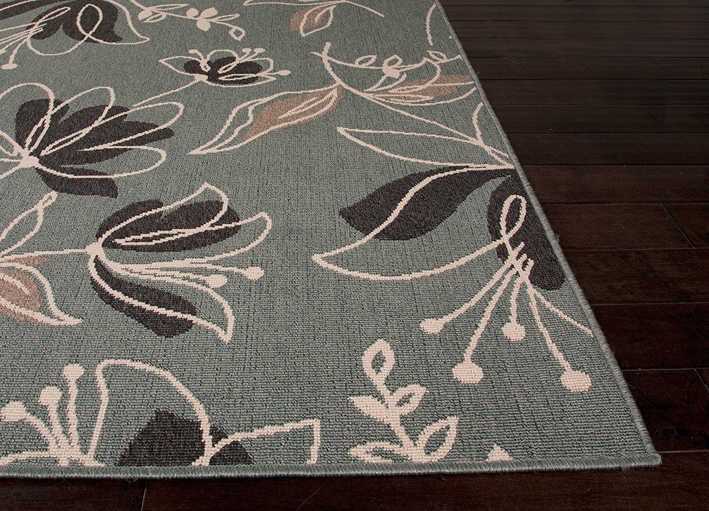 Bloom Spring Blue Surf/Birch Area Rug