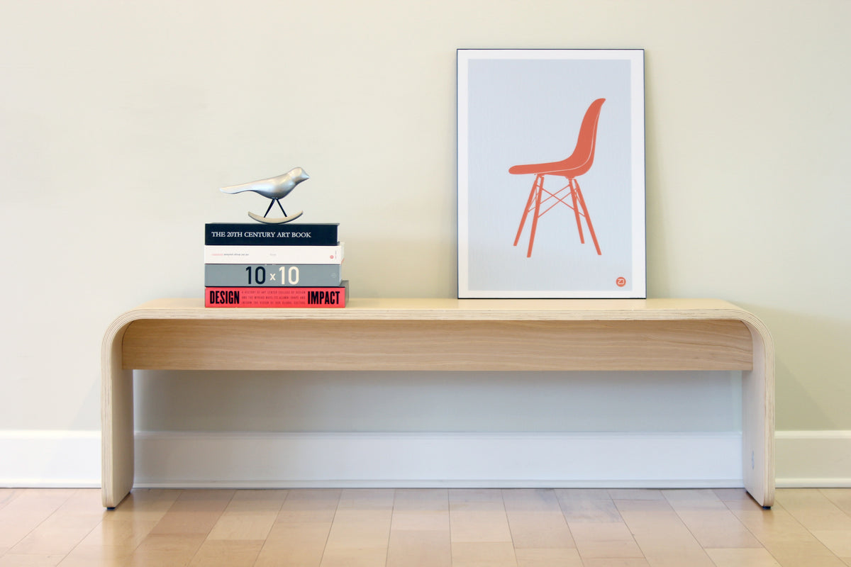 Minimal Bench Rift Oak