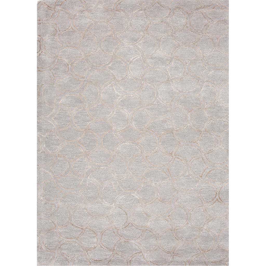 Baroque Caravaggio Sky Blue/Gray Area Rug