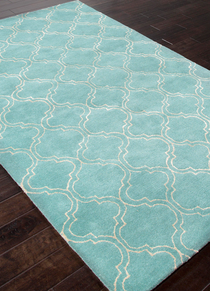 Baroque Hampton Aruba Blue/Antique White Area Rug
