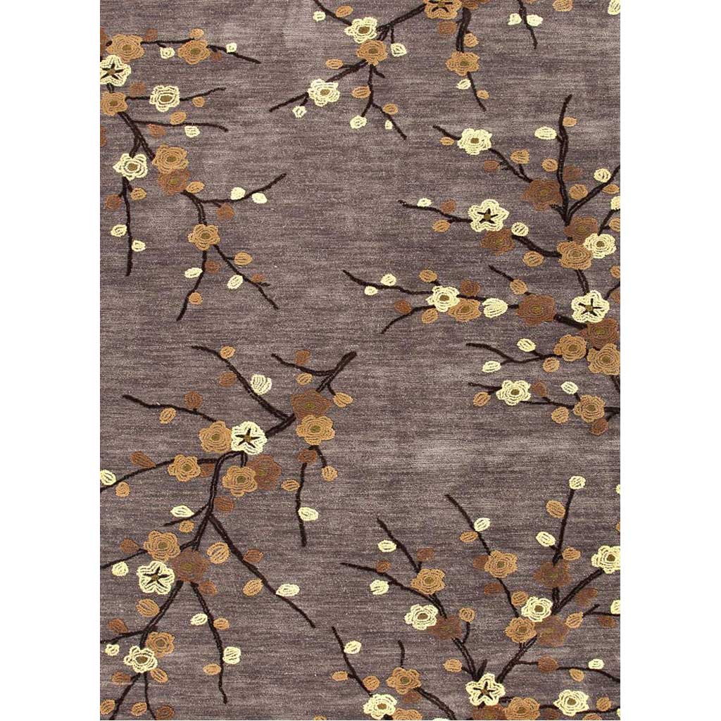 Brio Cherry Blossom Steel Area Rug