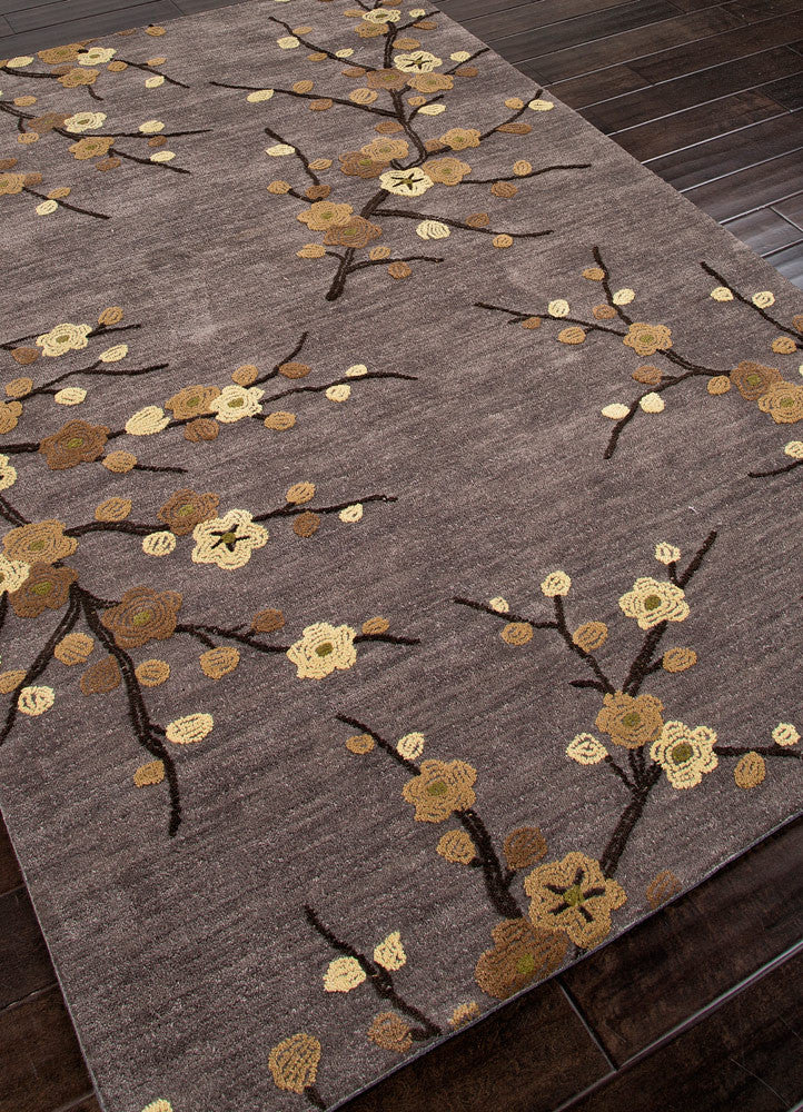 Brio Cherry Blossom Steel Area Rug