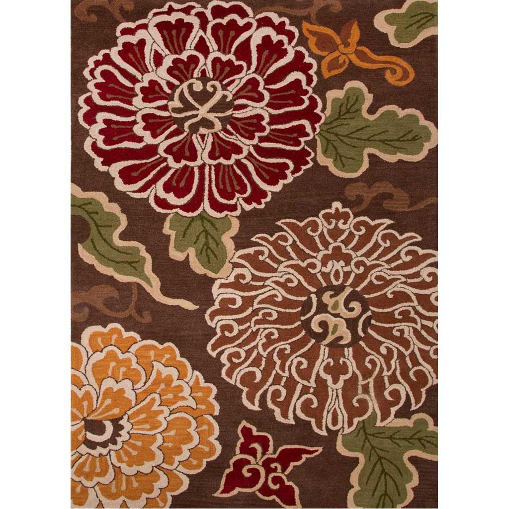 Bristol Shanghai Dark Earth/Fog Area Rug