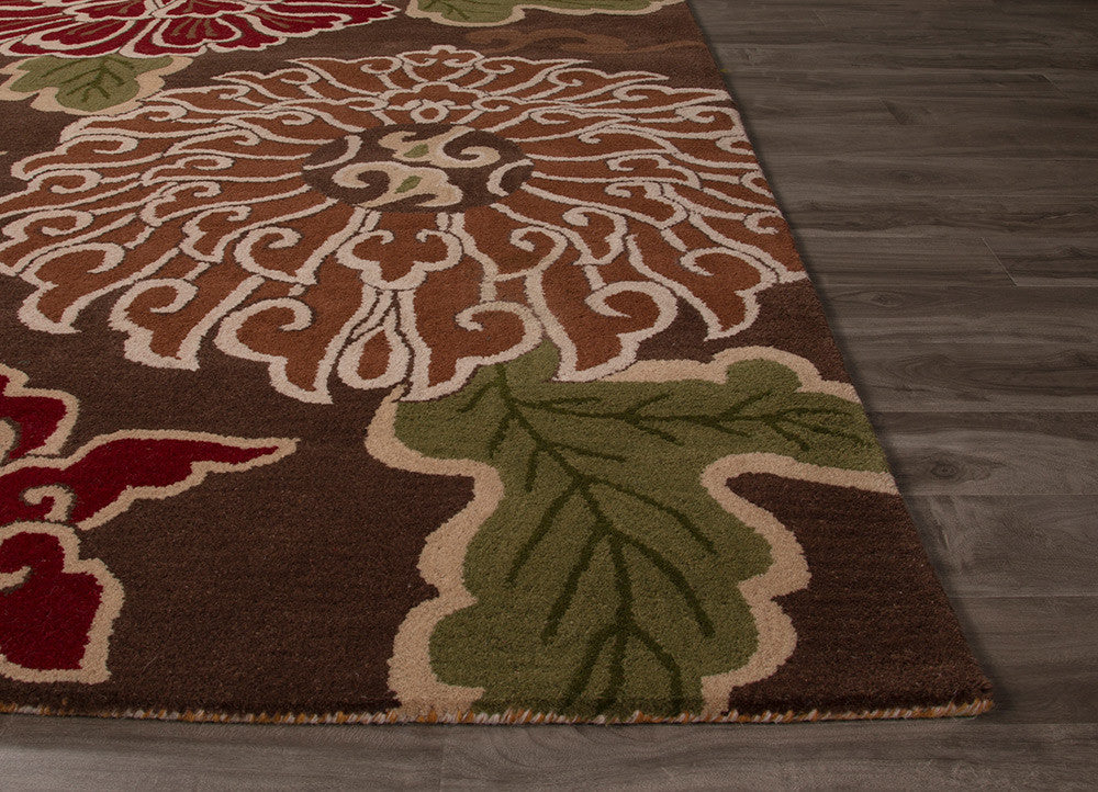 Bristol Shanghai Dark Earth/Fog Area Rug