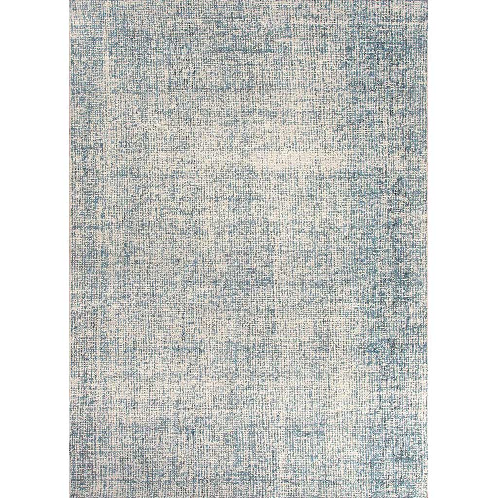 Britta Oland White Ice/Blue Print Area Rug