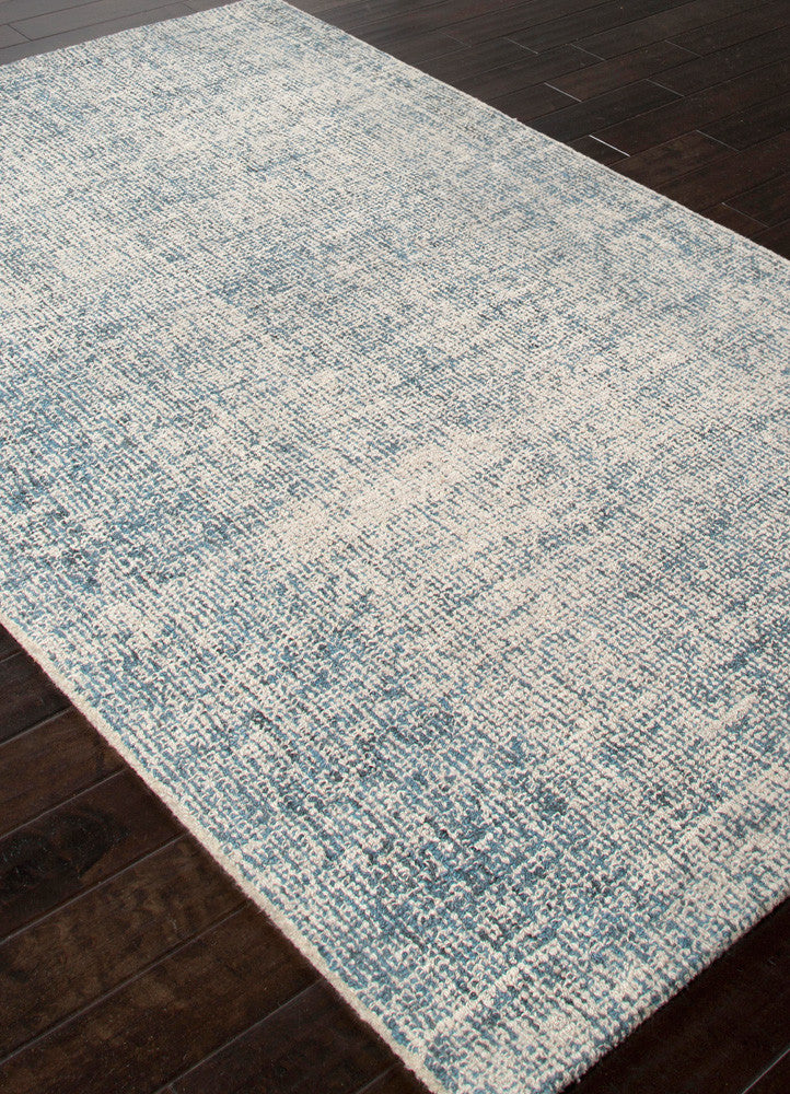 Britta Oland White Ice/Blue Print Area Rug