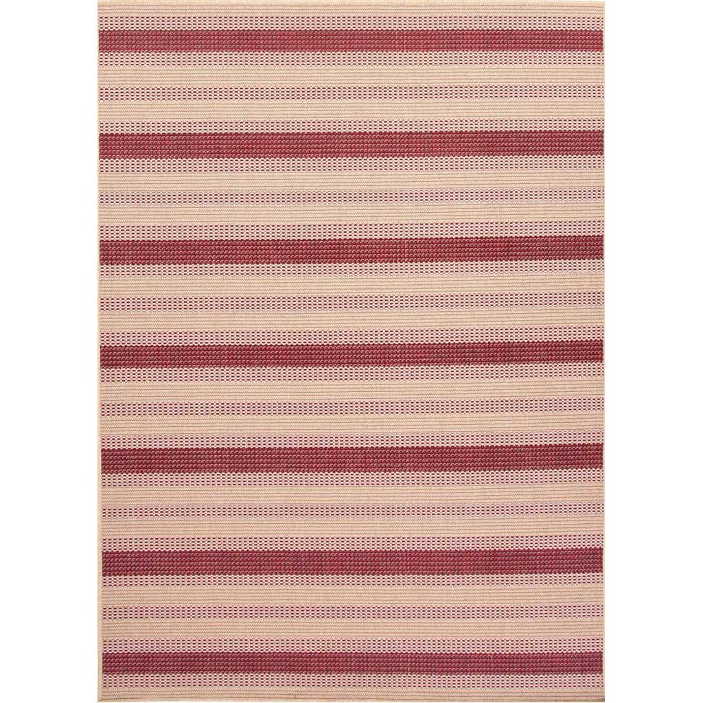 Breeze Pinned Birch/Jester Red Area Rug