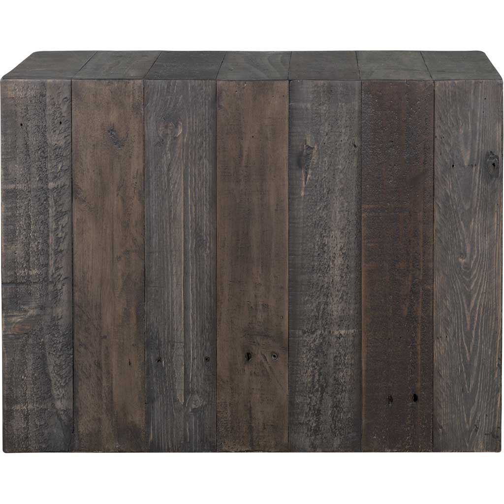 Vintage End Table Gray