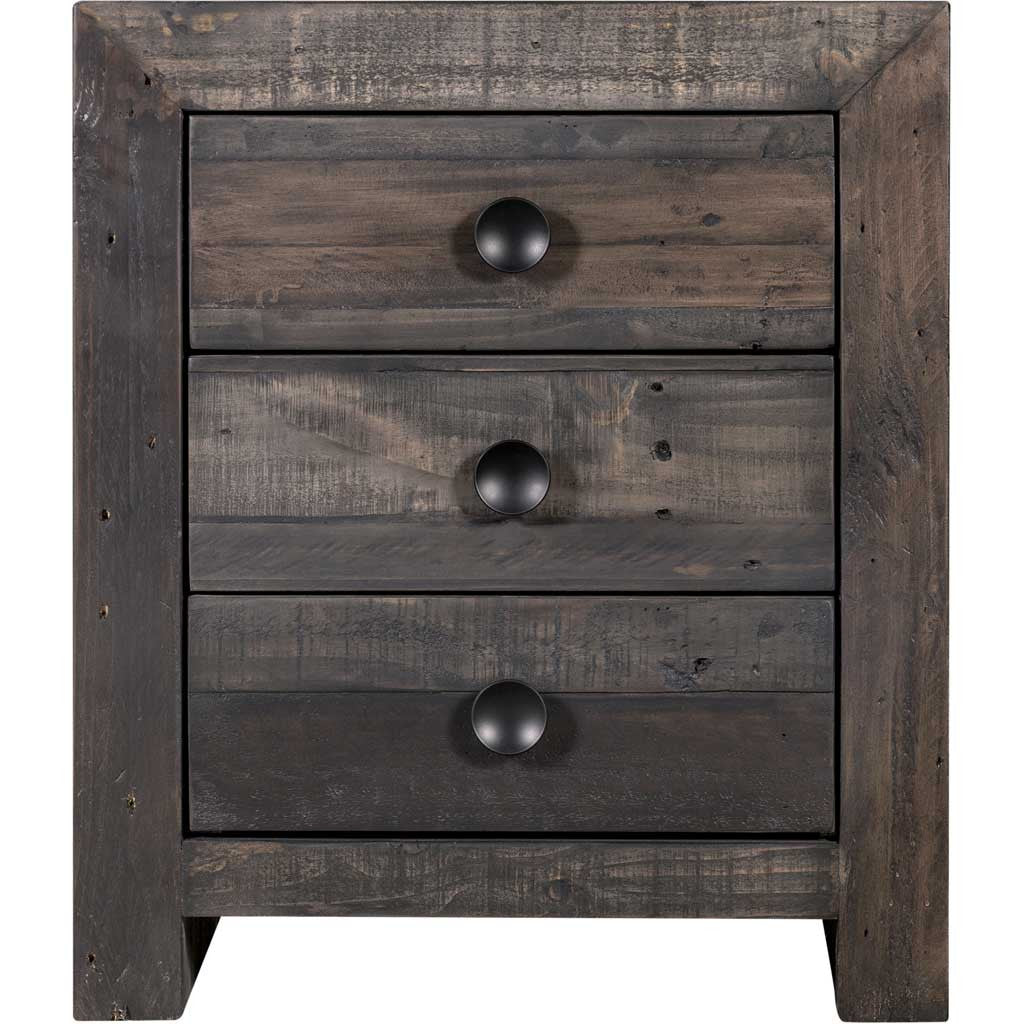 Vintage Nightstand Gray