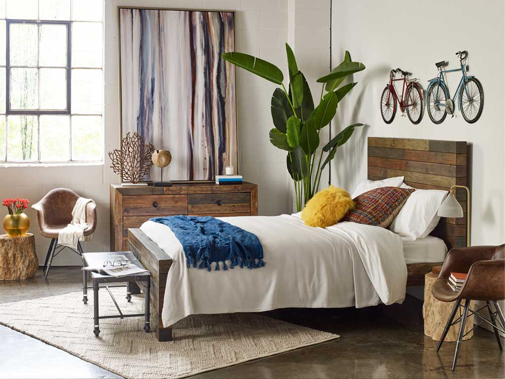 Vintage 6 Drawer Dresser Bright