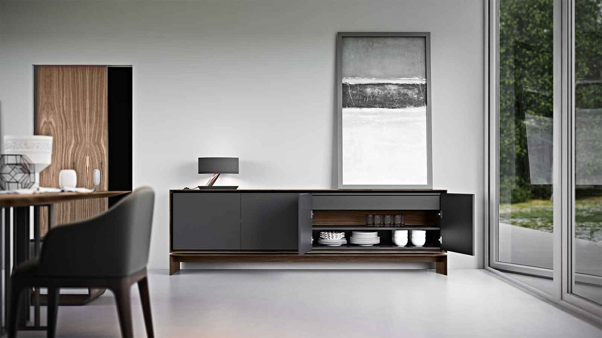 Barnes Sideboard Walnut/Graphite