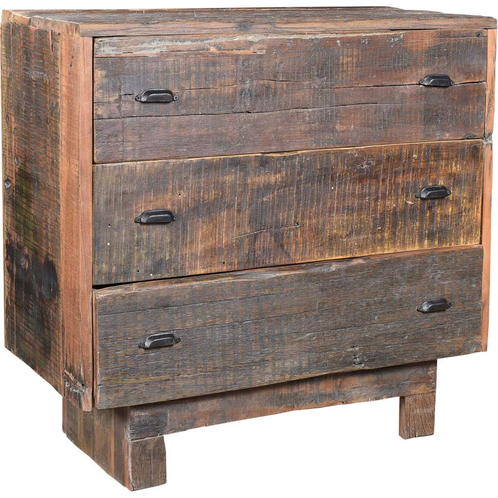 Klonoa 3 Drawer Chest Black