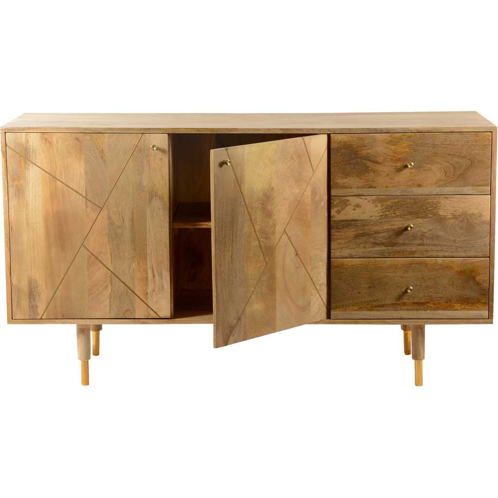 Mesa 3 Drawer Sideboard
