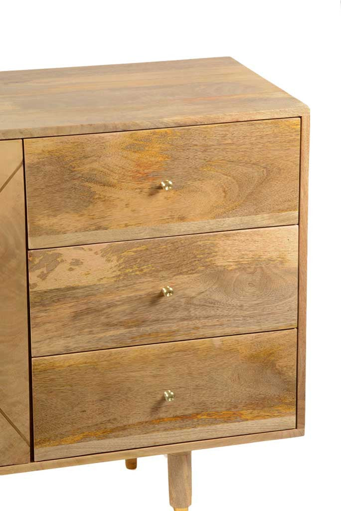 Mesa 3 Drawer Sideboard