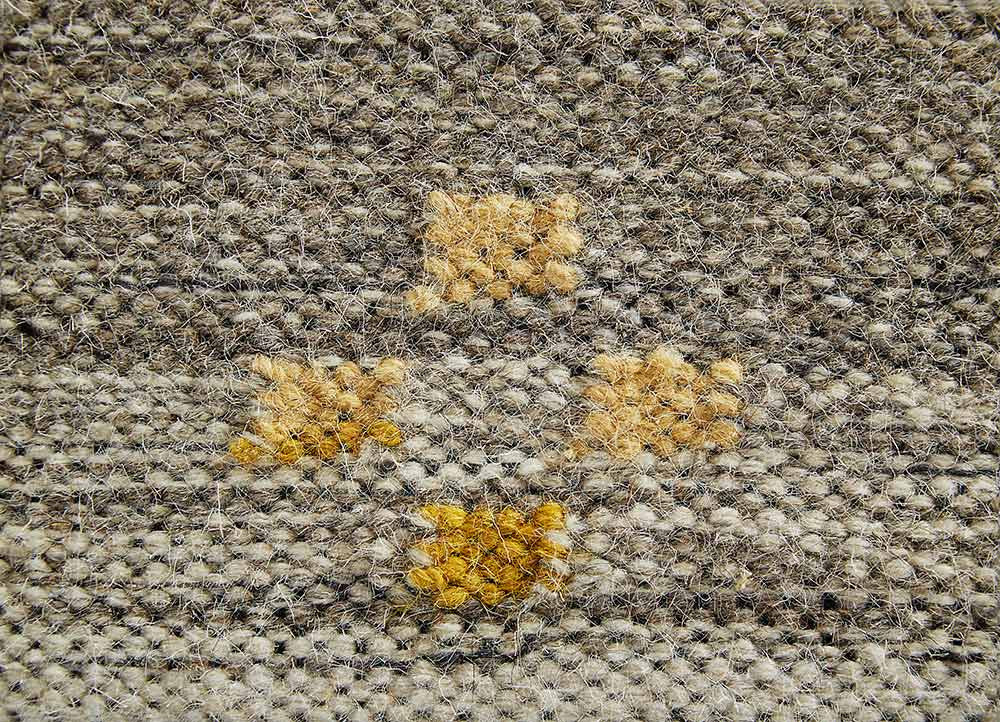 Carolina Dennison Neutral/Brown Area Rug