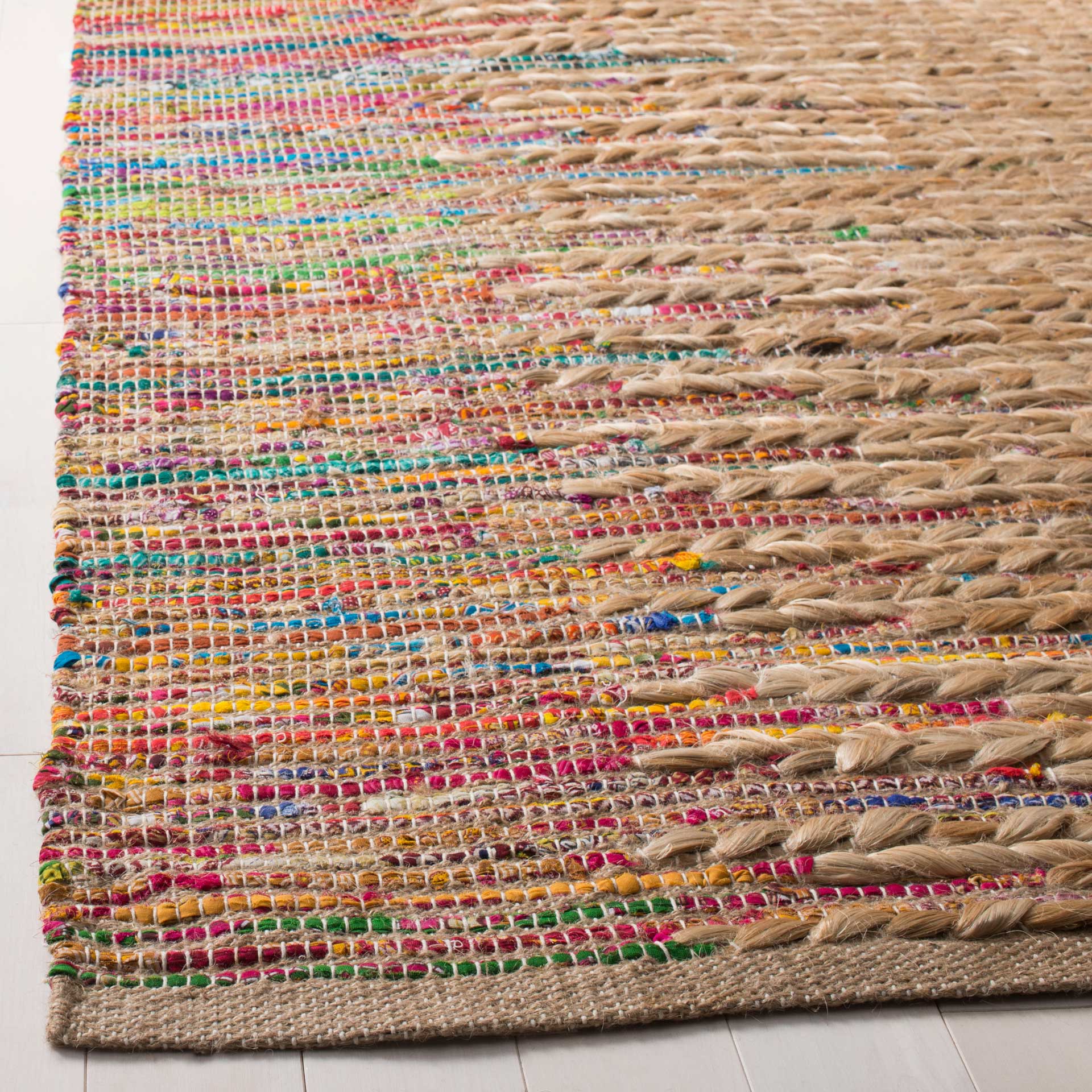 Cape Cod Transition Natural/Multi Area Rug - Froy.com