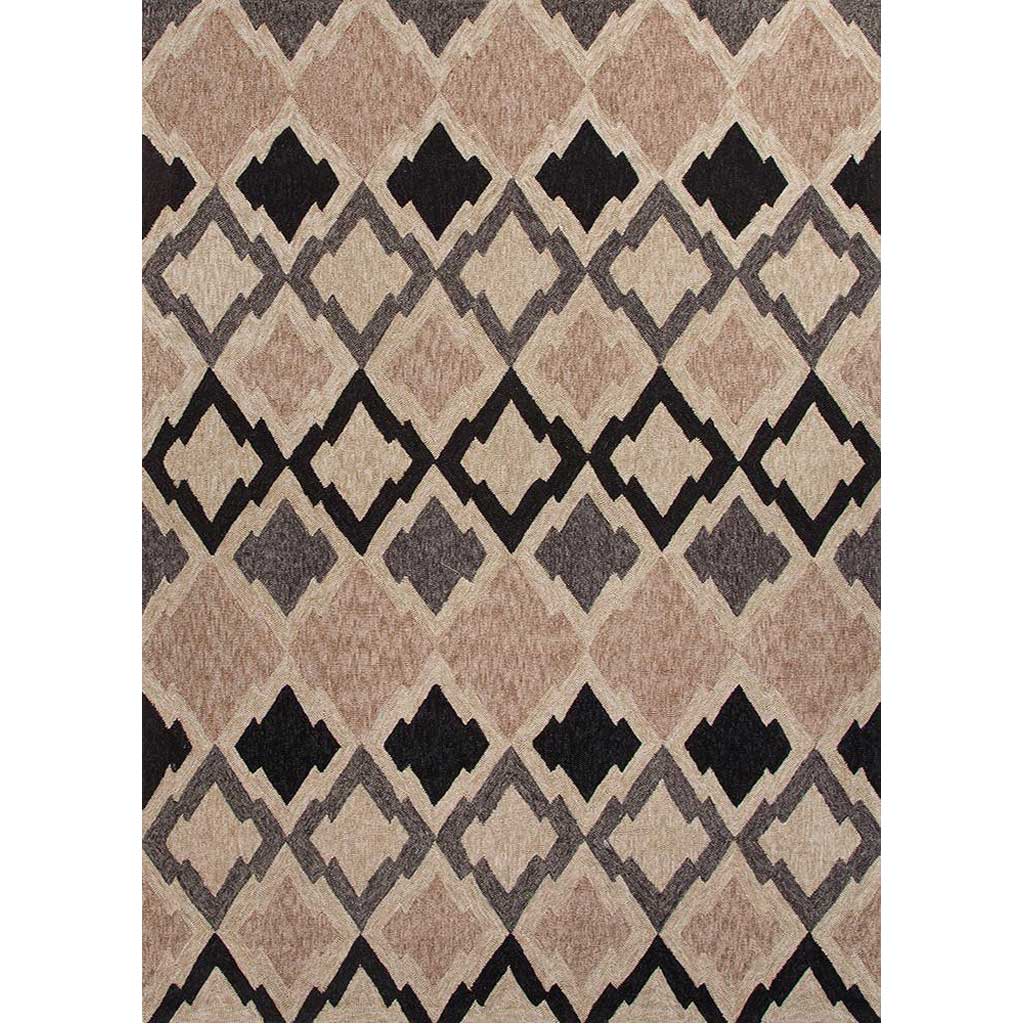 Catalina Flamestitch Gray Area Rug