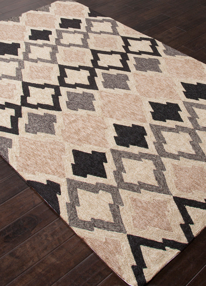 Catalina Flamestitch Gray Area Rug