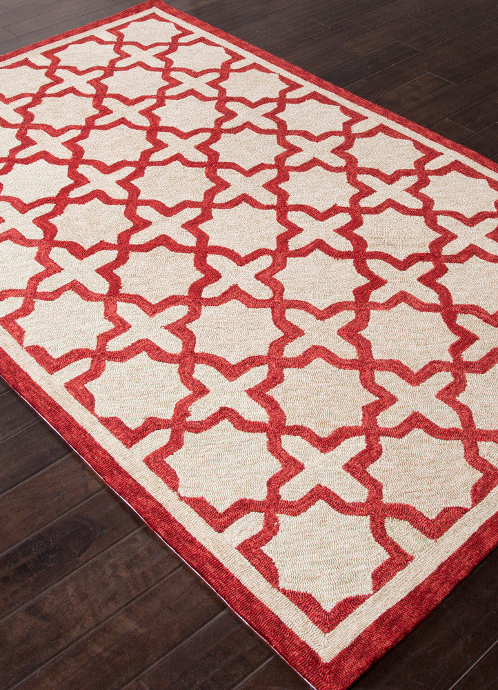 Catalina Moroccan Mosiac Red Area Rug