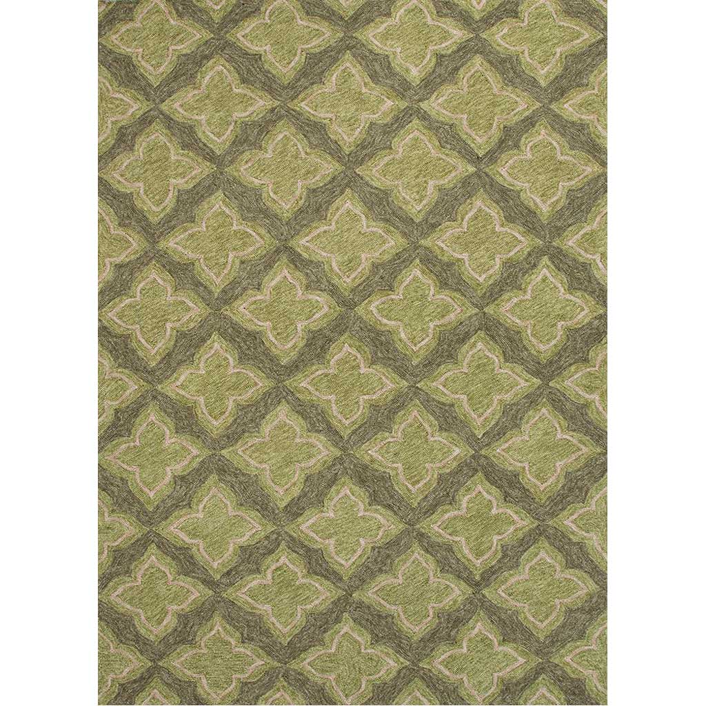 Catalina Etoile Green Area Rug