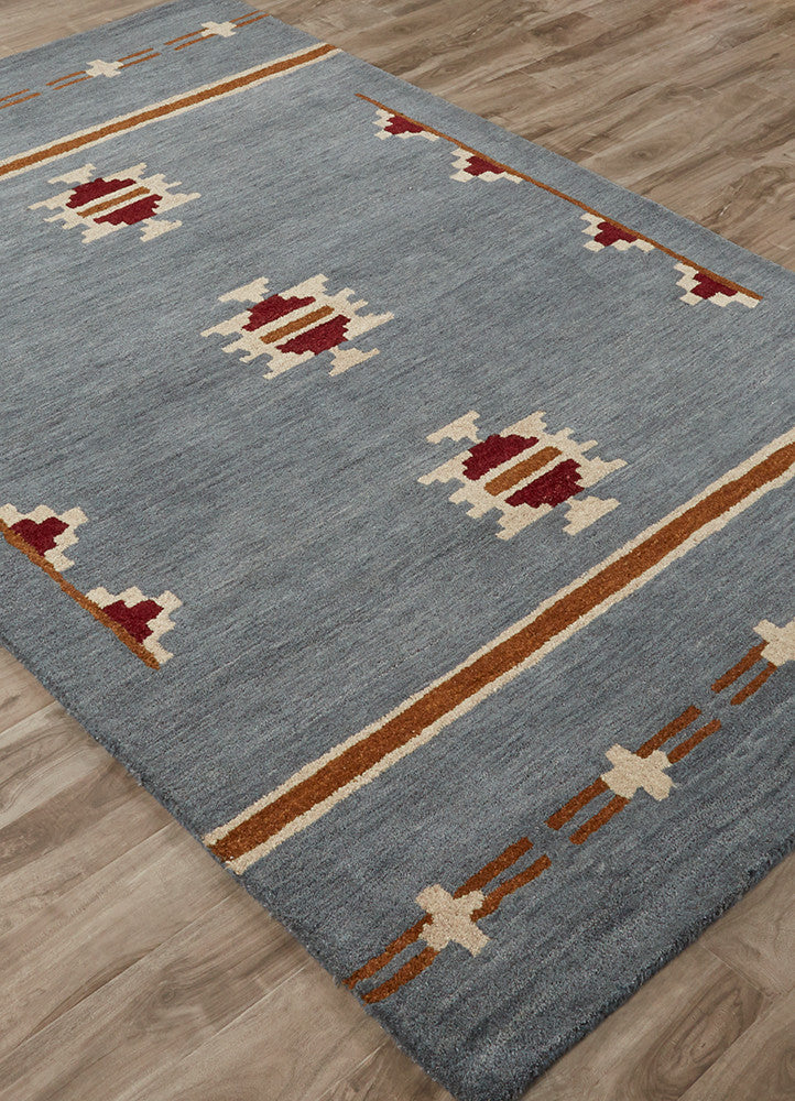 Cabin Fir Blue/Tan Area Rug