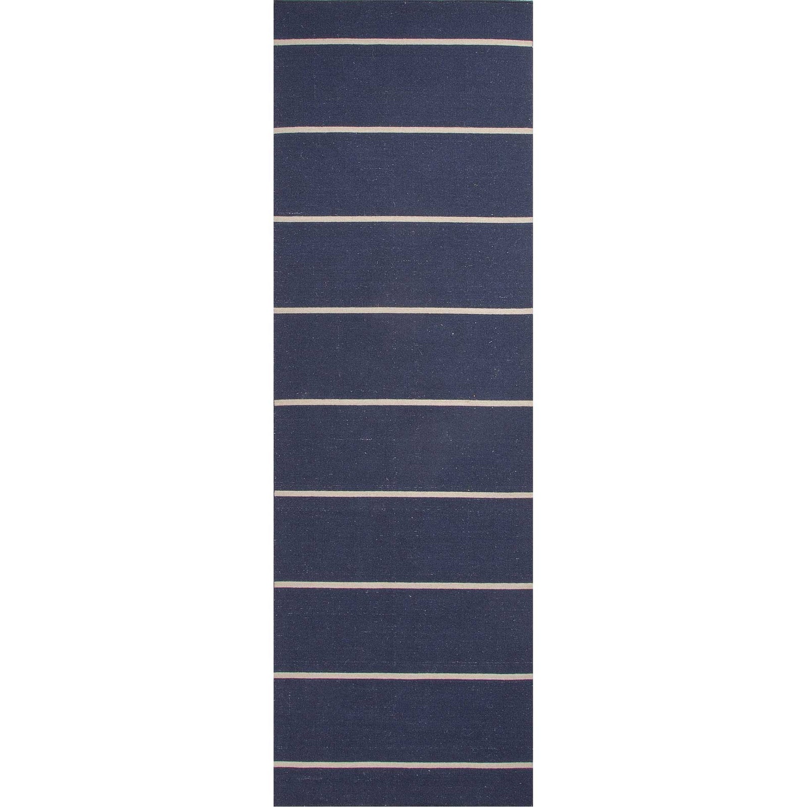 Coastal Shores Cape Cod Medieval Blue/White Ice Runner Rug