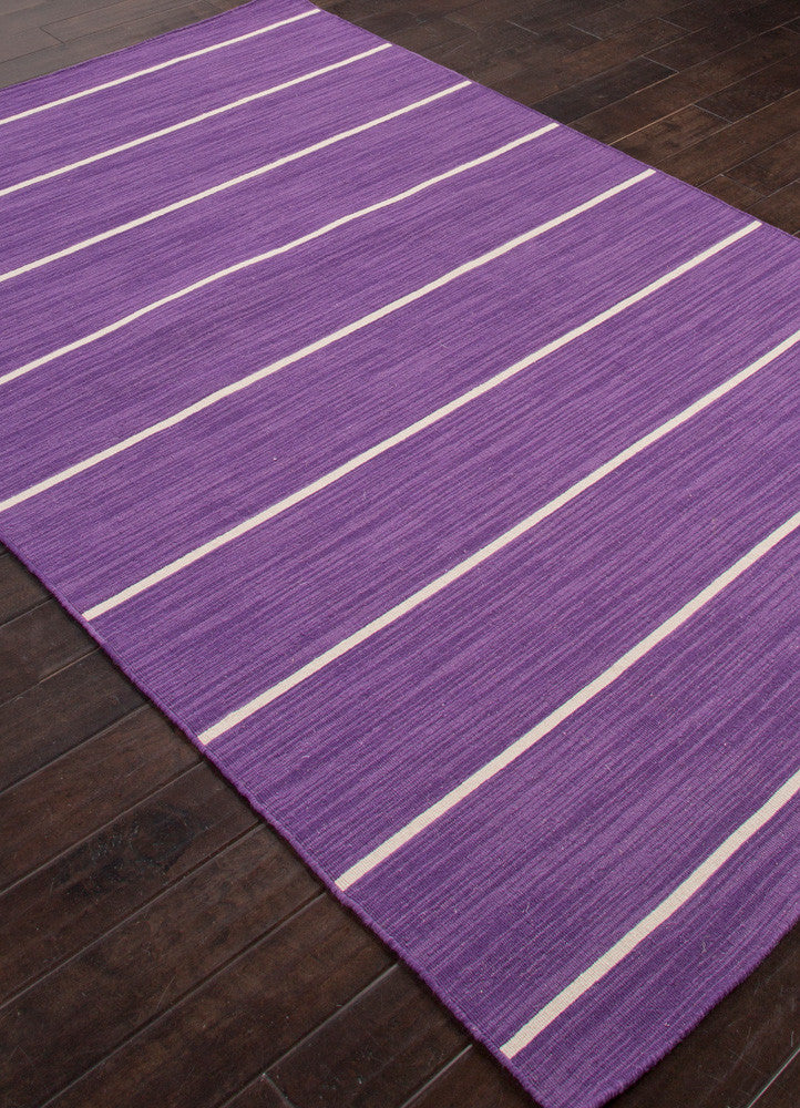 Coastal Shores Cape Cod Patrician Purple/White Ice Area Rug