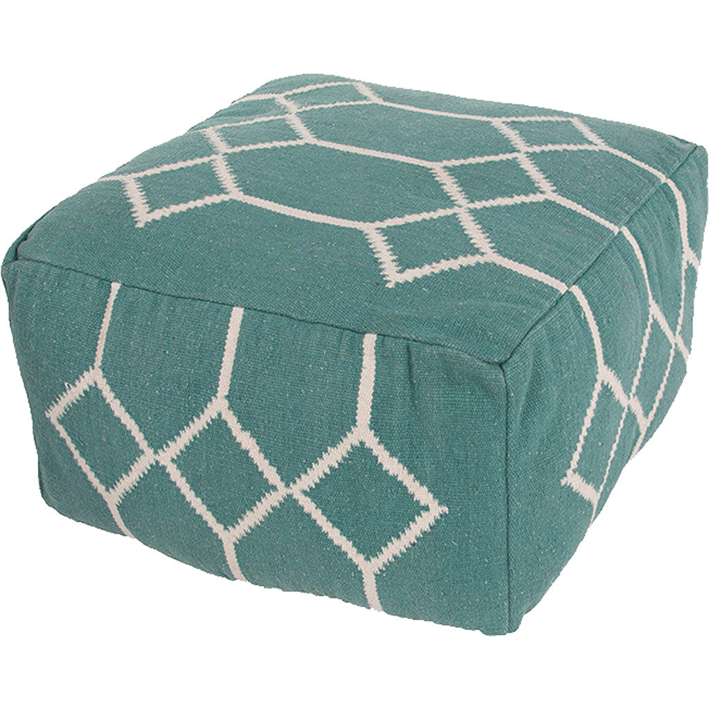 Cadiz Cad04 Dark Aqua Pouf