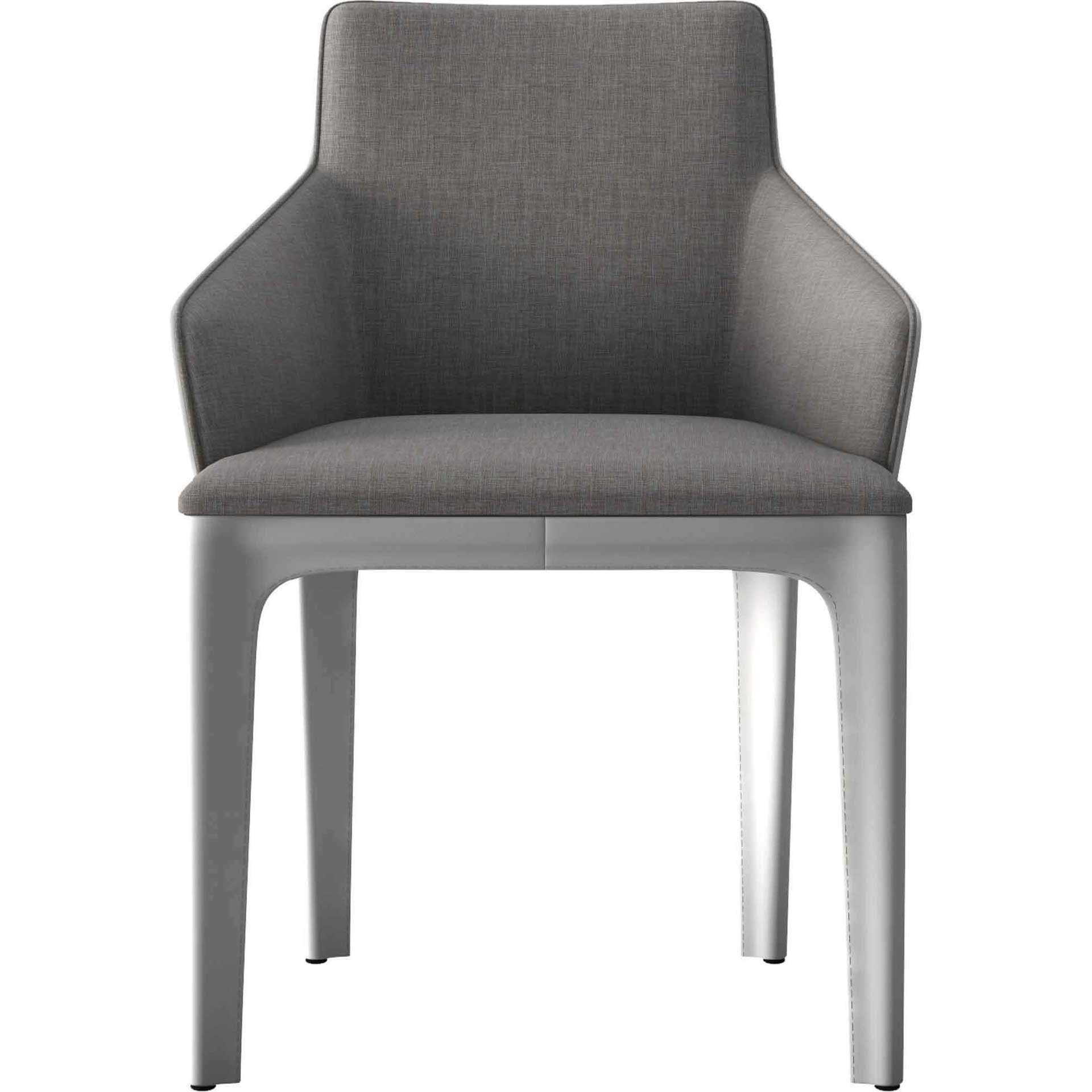 Oxford Dining Chair Gray Denim/Alpine