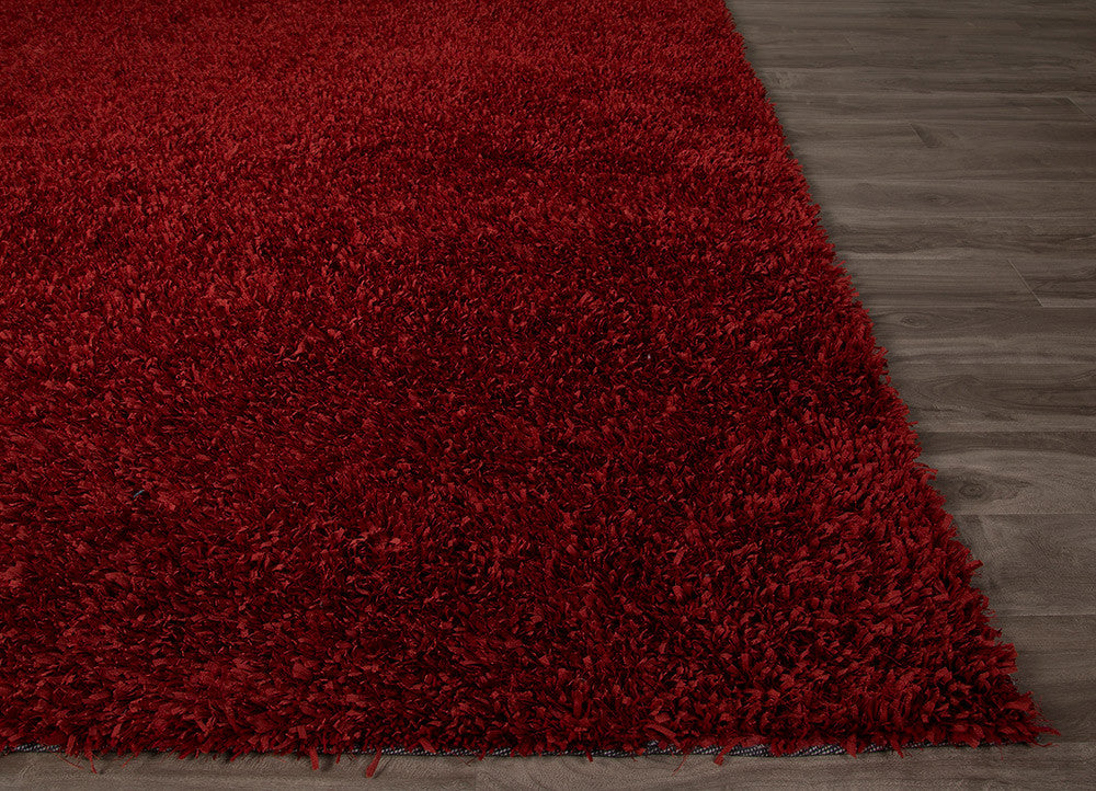 Cordon Robin Shaggy Scarlet Area Rug