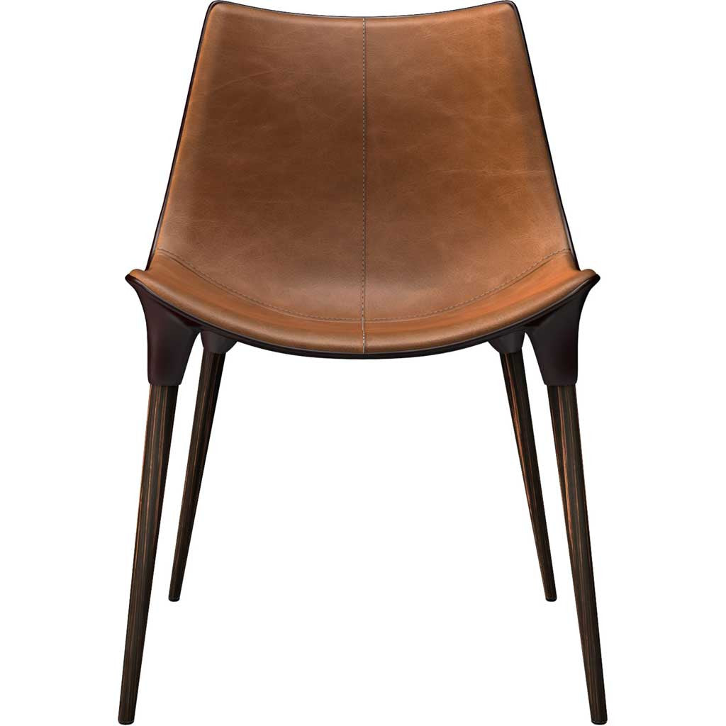 Langham Dining Chair Leather Caramel