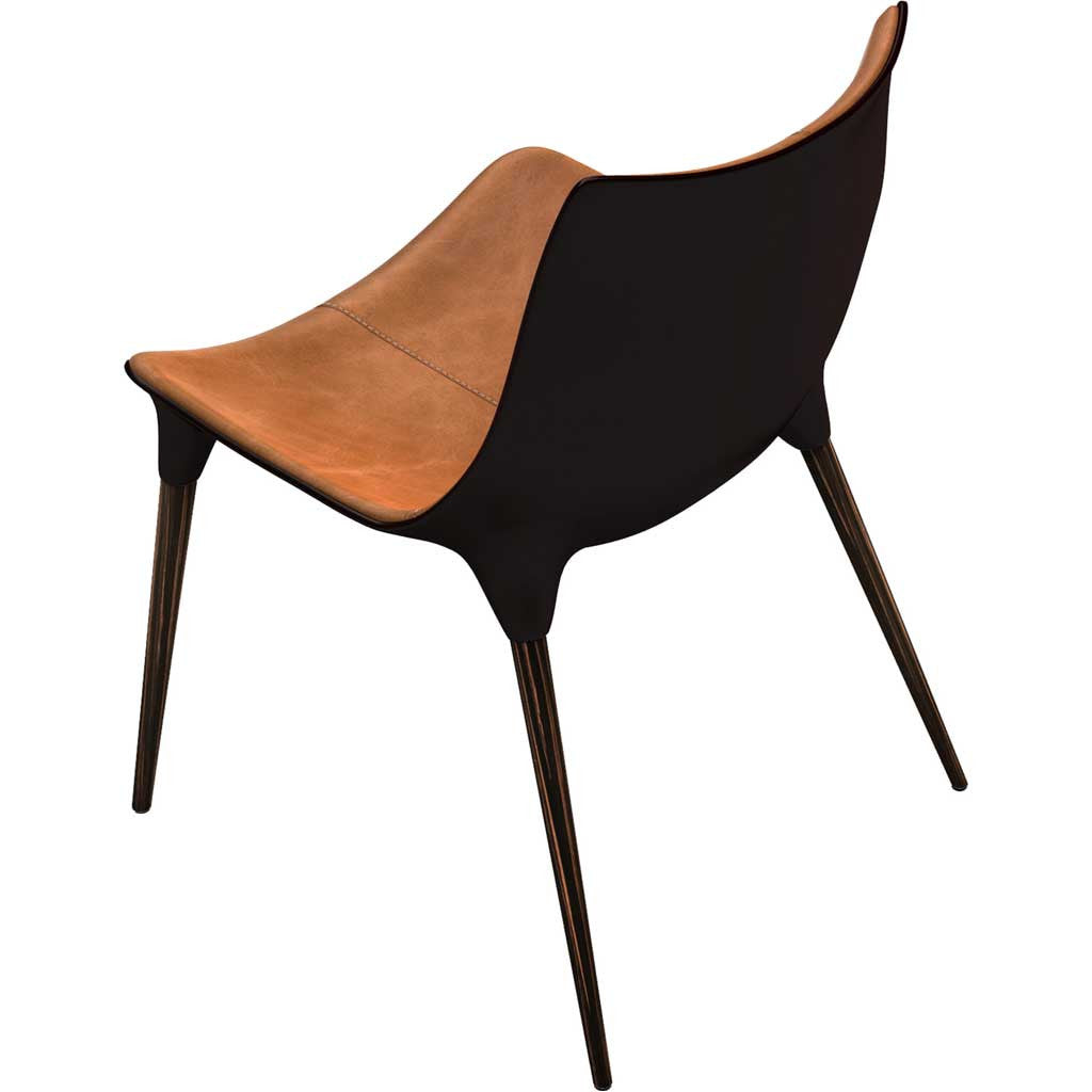 Langham Dining Chair Leather Caramel