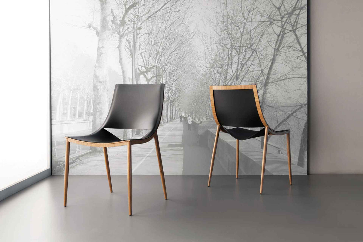 Sloane Dining Chair Black/Teak