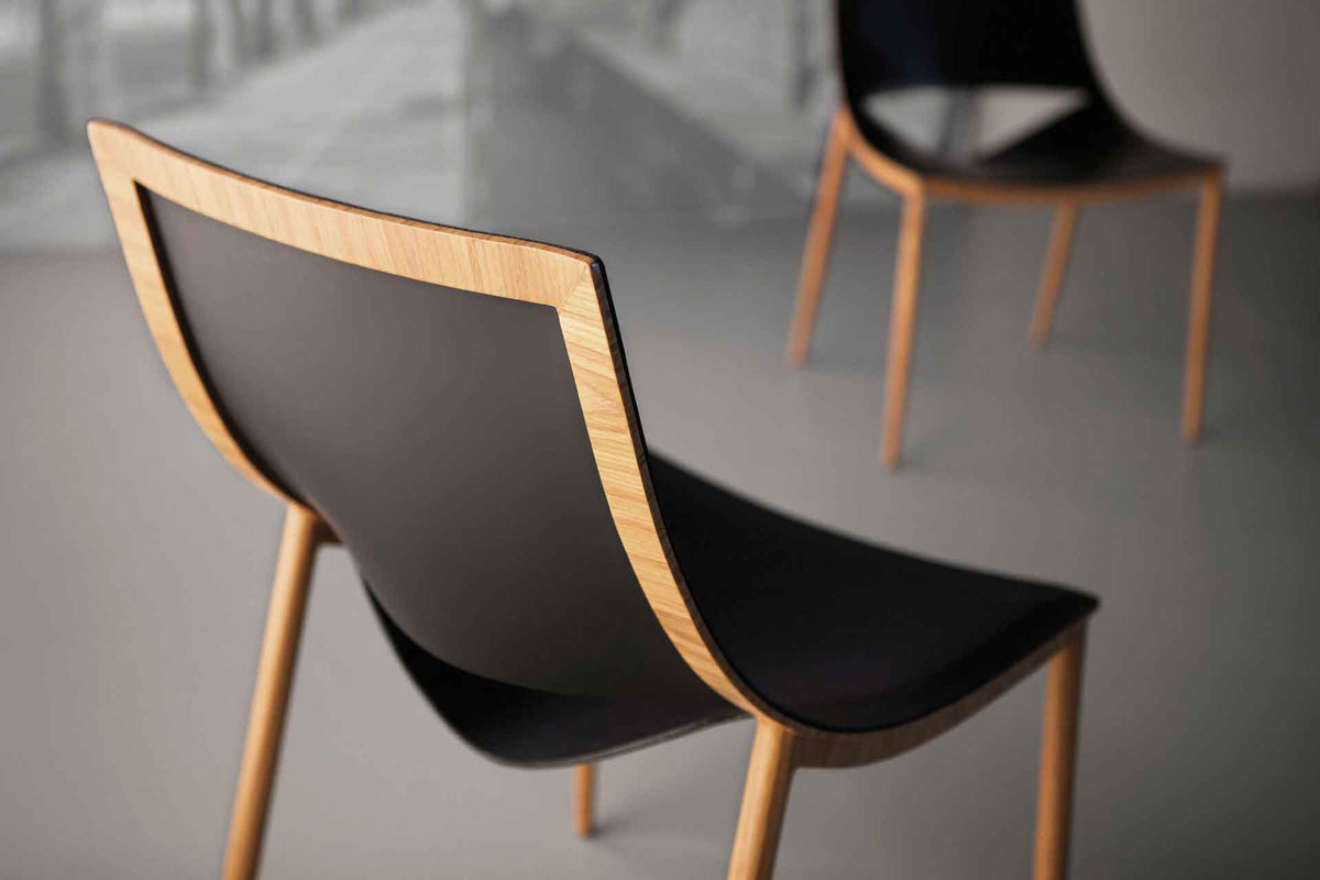Sloane Dining Chair Black/Teak