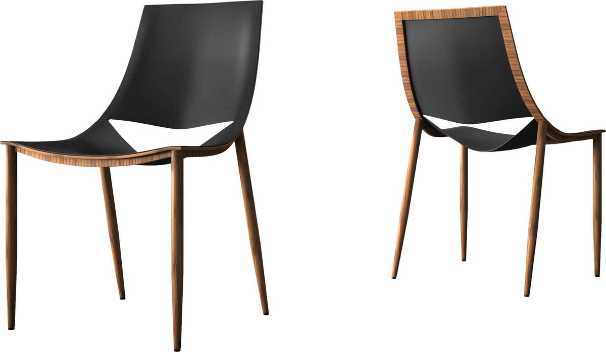Sloane Dining Chair Black/Teak