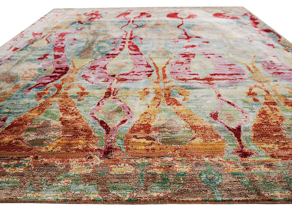 Ceres Varuna Blue/Pink Area Rug