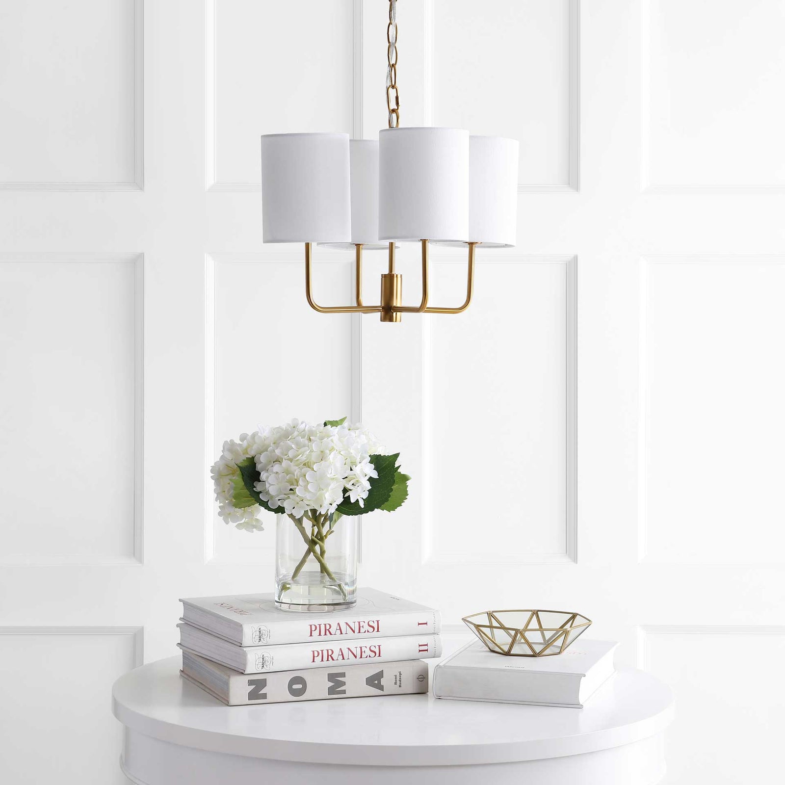 Elysse Chandelier Brass Gold