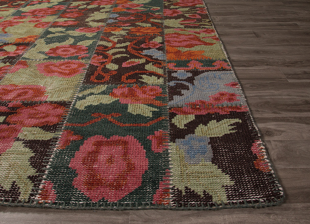 Cheshire Rosa Rapture Rose/Ketchup Area Rug