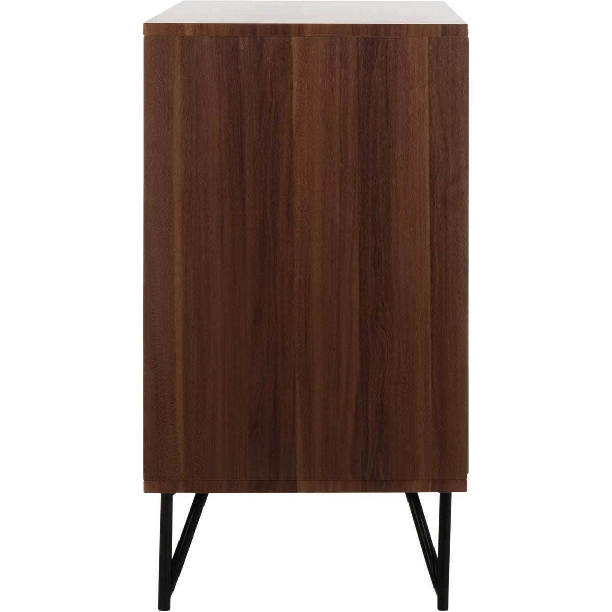 Pierce 2 Door Modular TV Unit Dark Oak/Black