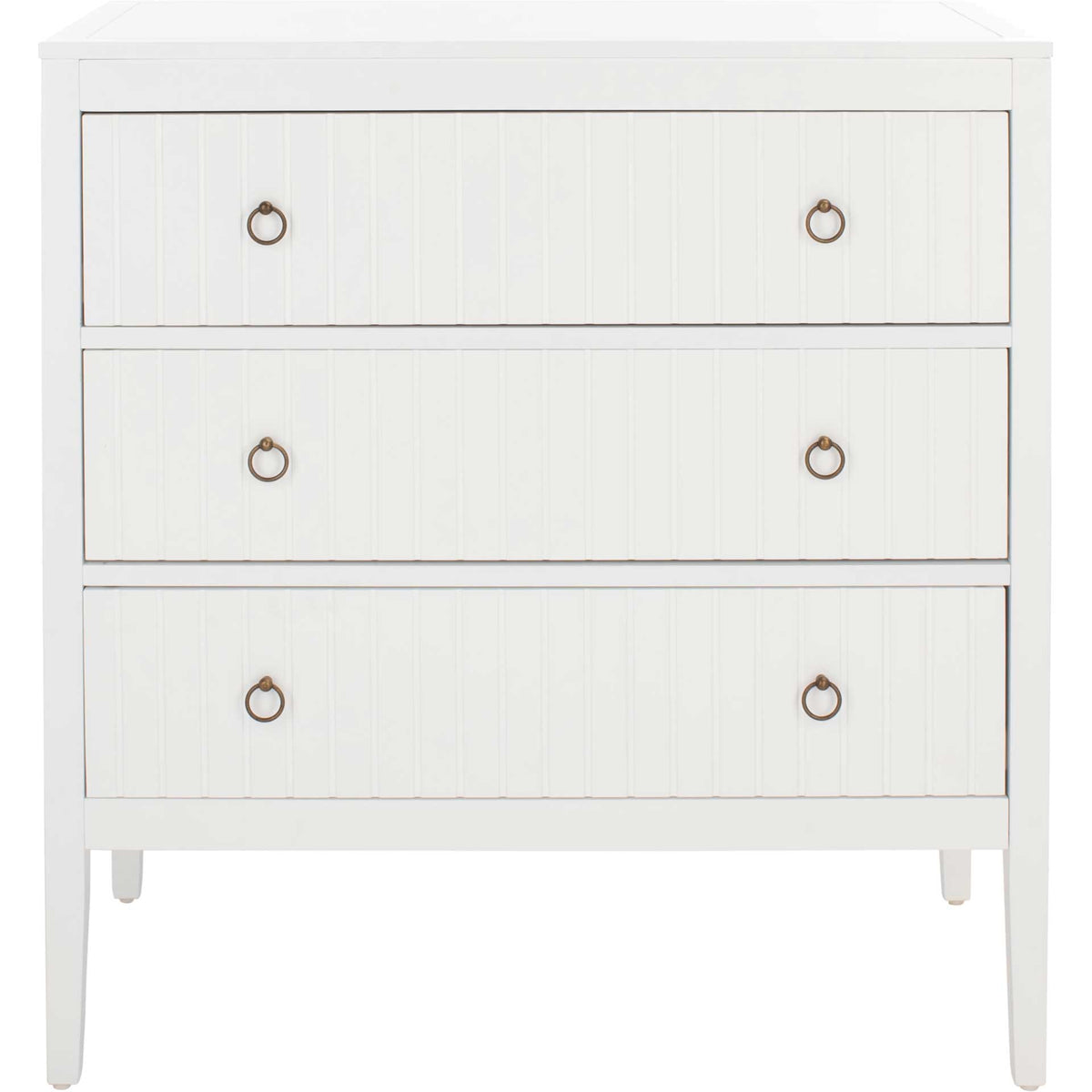 Terri 3 Drawer Chest White