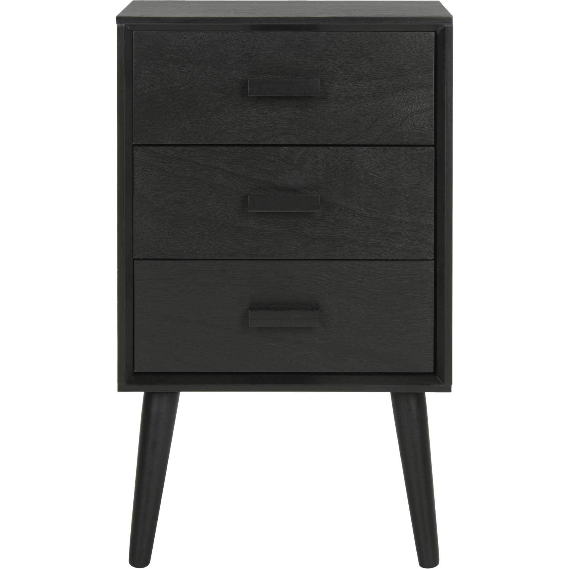 Porter 3 Drawer Chest Black