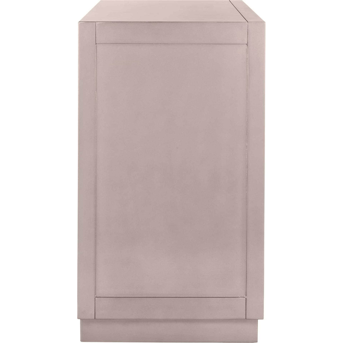 Amira 3 Drawer Chest Champagne/Nickel/Mirror