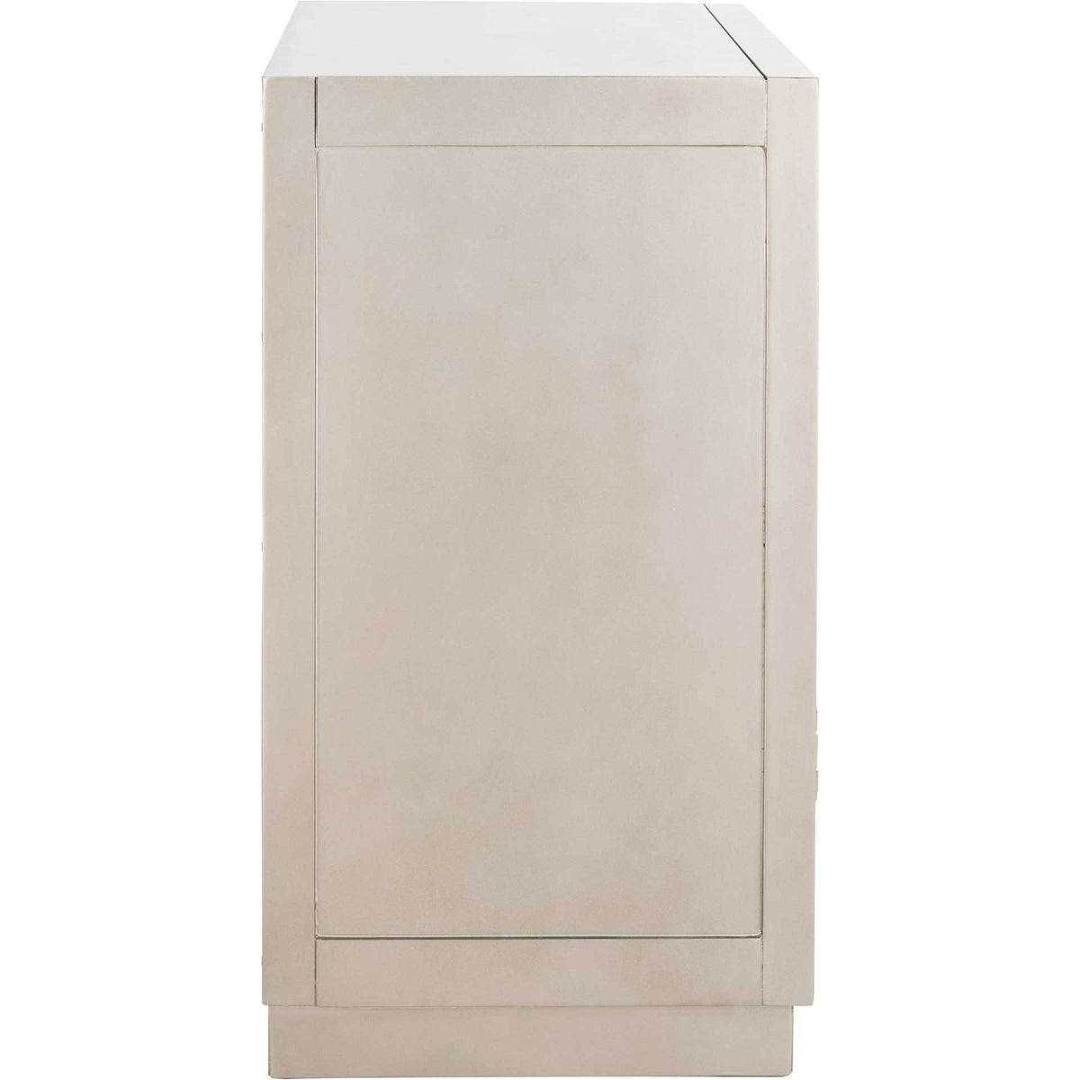 Julio 2 Door Chest Champagne/Nickel/Mirror