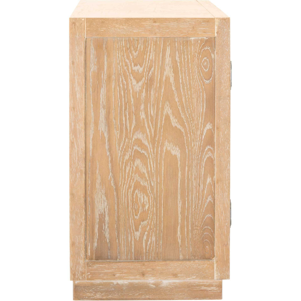 Julio 2 Door Chest Oak/Dark Bronze/Mirror